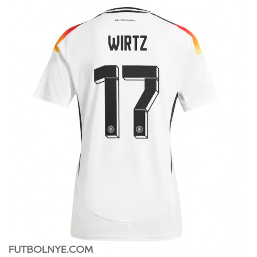 Camiseta Alemania Florian Wirtz #17 Primera Equipación Eurocopa 2024 manga corta